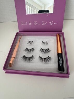 MoxieLash Magnetic False Eyelash Kit - Black